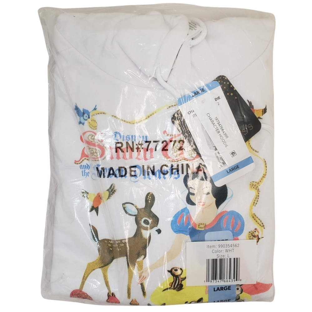 Character Women's Hoodie Snow White NWT